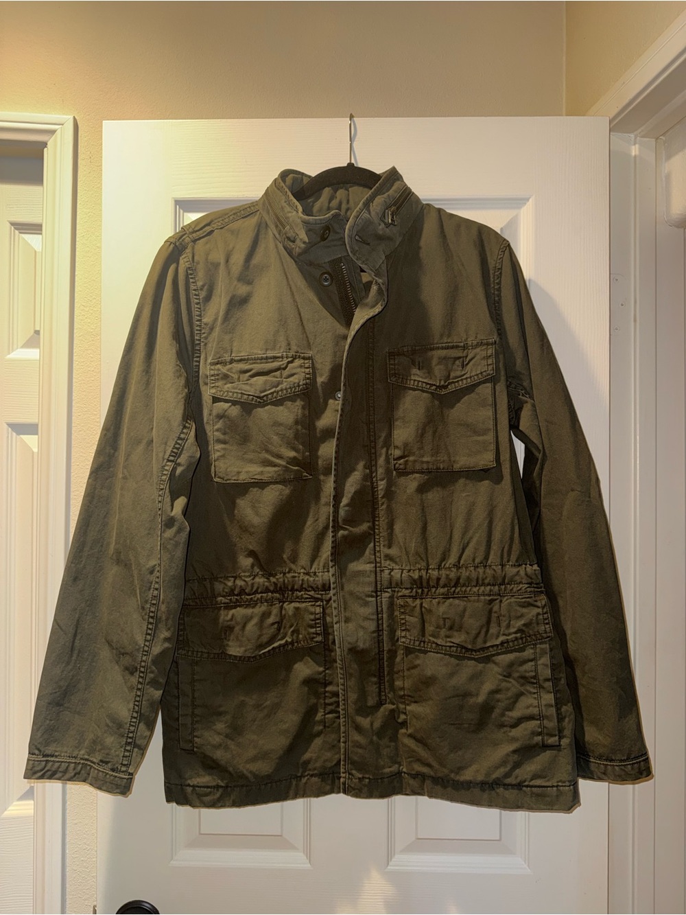 GAP Olive Green Military Utility Cargo Jacket - Picture 2 of 10